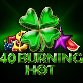40 Burning Hot slot logo by Amusnet Interactive at N1Bet Casino40 Burning Hot
