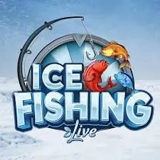Ice Fishing Live slot logo by Evolution at N1Bet Casino